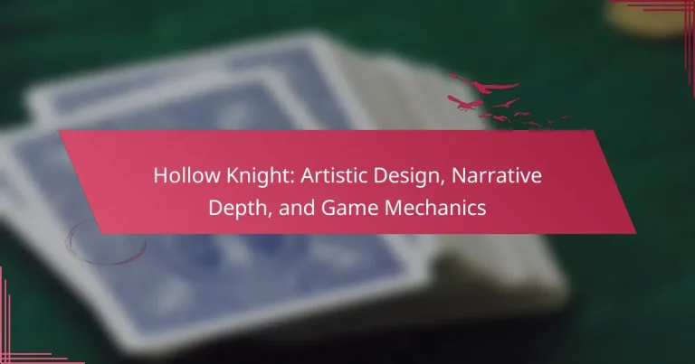 Hollow Knight: Artistic Design, Narrative Depth, and Game Mechanics